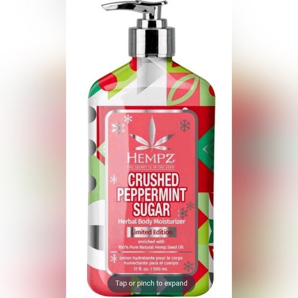 🆕 Hempz Herbal Body Moisturizer - Crushed Peppermint Sugar